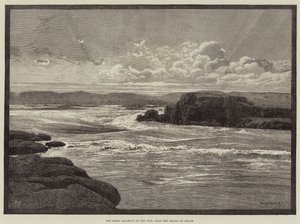 De Eerste Cataract van de Nijl, nabij het eiland Philae